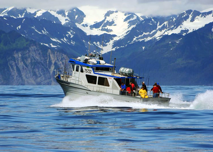 The "Crackerjack Voyager" heading out of Seward, Alaska on a local sightseeing trip. The "Crackerjack Voyager" heading out of Seward, Alaska on a local sightseeing trip.